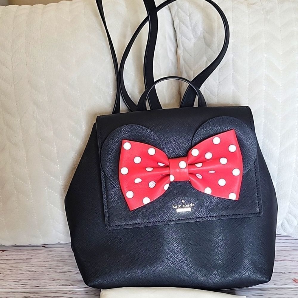 KATE SPADE X DISNEY Neema Minnie Mouse Backpack NWOT